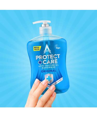 Astonish Protect & Care Moisturising Anti-Bacterial Hand Wash Soap 600ml - Gentle on Skin - Buy Online on GoSupps.com