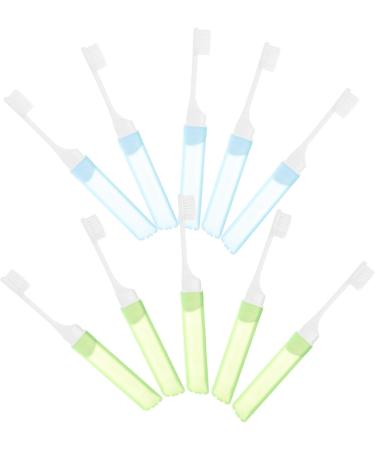 Healvian 20 STK Portable Travel Toothbrush Set - Soft Bristle Foldable Cleaning Brush for Daily Use - Buy Online on GoSupps.com