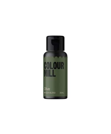 Olive - Aqua Based Colouring 20ml - Colour Mill