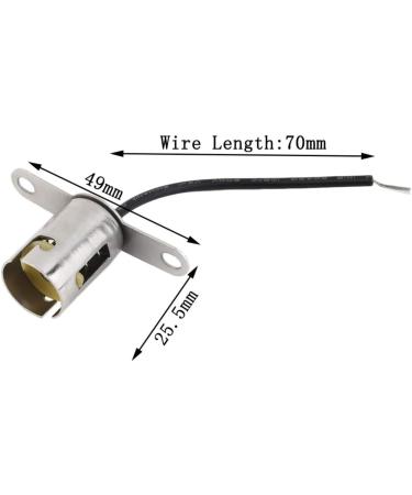 Buy Ba15s 1156 Bayonet Silver LED Bulb Socket - Automotive Car Lamp Holder for Cars & Trucks - Buy Online on GoSupps.com
