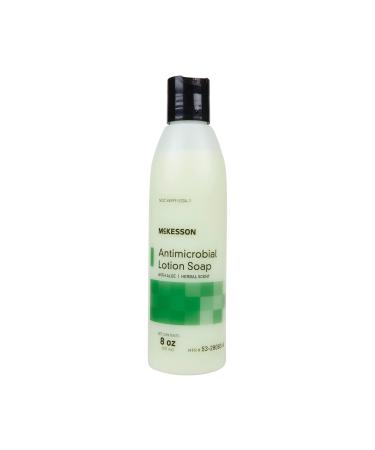 McKesson Antimicrobial Lotion Soap with Aloe - Herbal Scent - 8 oz 48 Count