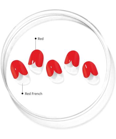 ohora Semi Cured Gel Nail Strips - Salon-Quality & Long Lasting Nails | Easy Application & Removal | Works with Any Nail Lamps - Includes 2 Prep Pads, Nail File, Wooden Stick - Buy Online on GoSupps.com