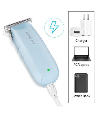 SweetLF Silent Cordless Hair Trimmer Kit - Portable & USB Rechargeable - Buy Online on GoSupps.com
