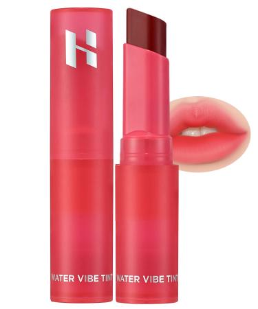 HOLIKA HOLIKA Water Vibe Tint - Long Lasting Lip Stain with Vivid Juicy Colors Transfer Proof Lip Tint Buildable Formula for Daily Lip & Cheek Makeup 0.1oz (03 SPLAT)
