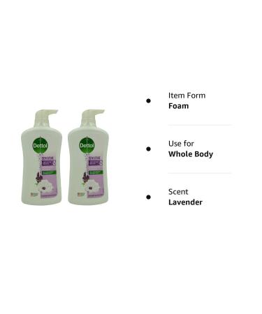 Dettol Anti Bacterial Sensitive Body Wash 21.1 Oz - Pack of 2 | Moisturizing Formula | pH-Balanced - Buy Online on GoSupps.com