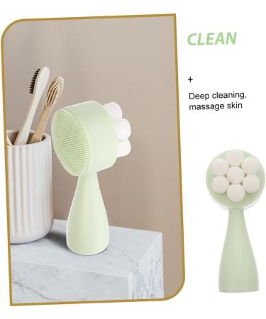 DOITOOL Face Brush Silicone Brush Face Skin Brush Face Exfoliator Brush Silicone Face Scrubber Face Supply Facial Brush Silicone Shampoo Brush Accessories Silica Gel Household - Buy Online on GoSupps.com