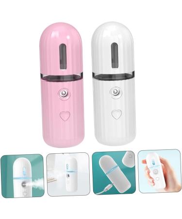 Mikinona 2pcs Moisturizing Sprayer Handheld Sprayer Facial Face Spa Steamer Travel Cosmetic Evaporator Abs - Buy Online on GoSupps.com