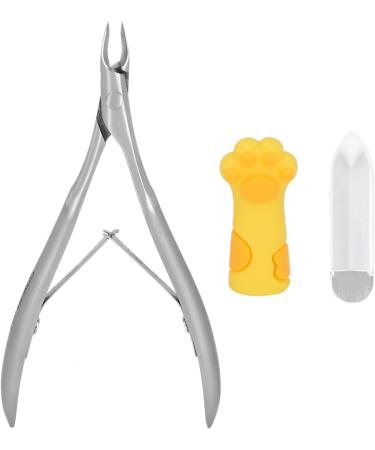 Cuticle Nippers Stainless Steel Ergonomic Handle Dead Skin Removal Manicure Cuticle Scissors Easy Trimming for Home Use - Buy Online on GoSupps.com
