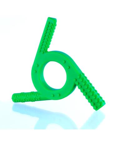 Sensory Toys for Autism & Chew Toys for Autistic Children -Premium Autism Sensory Equipment - Improve Focus and Relaxation-Grade Silicone Autism Chew Toys(Green)