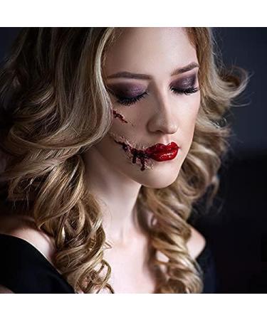 Mysense Scar Wax Kit 3.5oz for SFX Makeup - Halloween Special Effects Set with Spatula, Fake Blood, and Stipple Sponges - Buy Online on GoSupps.com