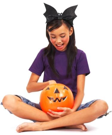 FRCOLOR Bat Headband Hair Hoop Glitter Bat Wing Headband Bat Hair Hoop Black Ears Headband for Halloween Cosplay Girls Adults(Black) - Buy Online on GoSupps.com