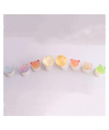 ANIPOL Toe caps 8pcs Soft Silicone Toe Separator Candy Color Foot Finger Divider Form Manicure Pedicure Nail Art Tools Toe separators for Nail Polish (Color : 03)