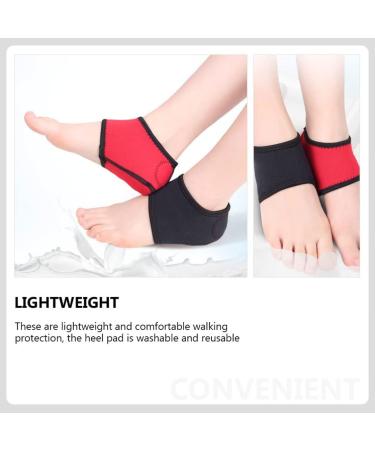 FOMIYES Cleats Football - Neoprene Heel Guard Protectors for Plantar & Cracked Heels (2 Pairs) | Free International Shipping - Buy Online on GoSupps.com