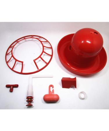 DOITOOL Automatic Chicken Drinker 3pcs Poultry Water Bird Feeding Dishes Quail Waterer Drinker Drinking Fountain Float Chicken - Buy Online on GoSupps.com