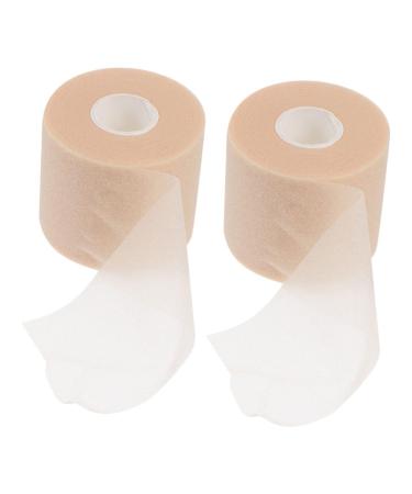 8 Rolls Sports Adhesive Tape Soccer Tape Sports pre wrap Wrists Knee Tape Skin Color Self- Adhesive Athletic Foam tap Bubble Film Sponge