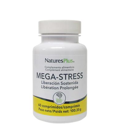 Mega stress (extended release) (60 tablets) - Nature's Plus - Moral Stress