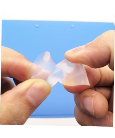 2 Pairs Silicone Toe Separators for Overlapping Toes - H-shaped Toe Spacers for Valgus Correction - White 2.5x2.5cm - Buy Online on GoSupps.com
