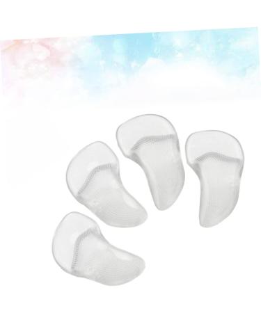 Healeved Clear Pumps Insoles - 3 Pair Heel Grips & Cushions for High Heels | Gel Half Insoles with Arch Support & Soft Massage Pads - Buy Online on GoSupps.com