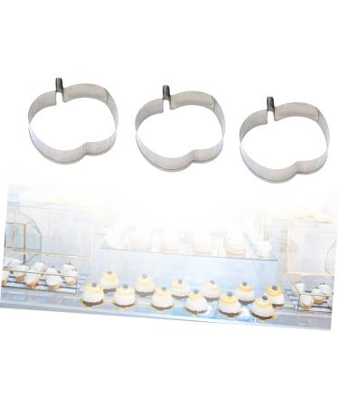 OUNONA 3 Pcs Baking Mold Cake Mold Fondant Mold Gummy Molds Cookie Mold Cakesicles Mold Cake Stencils Stainless Steel Molds Cookie Stencils Dessert Molds DIY Modeling Die Cutting - Buy Online on GoSupps.com