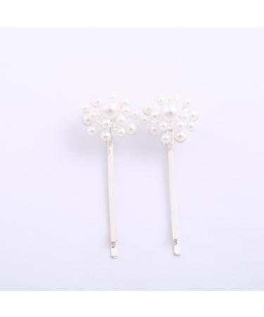 A&A Hair Beauty Hair Accessory Clip Barrette Hair Slide Comb Pearl Flower 11 g