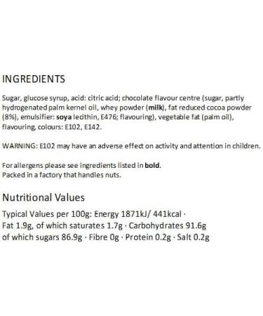 Chocolate Limes Sweets Gift Jar - Buy Online on GoSupps.com