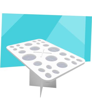 Beavorty Cosmetics Brush Organizer | 26 Makeup Brush Storage Tools | Air Drying Rack & Holder | White Cosmetic Box for Beauty Essentials - Buy Online on GoSupps.com