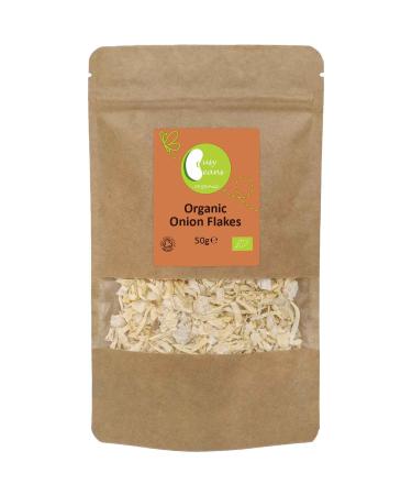 Organic Onion Flakes - Certified Organic - by Busy Beans Organic (50g)