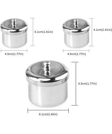 Manicure Container Liquid Powder Cup Crystal Tools Dispensing Container With Lid for Women nail liquid dish - Buy Online on GoSupps.com