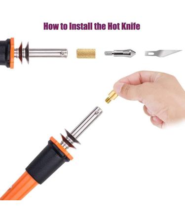 Handheld Electric Hot Cutter  Heat Cutting Tool with 10 Blades Accessories  Multipurpose Stencil Cutter for Cutting Carving Soft Thin Styrofoam Foam  Cloth  Plastic Board  Wood Guffman - Buy Online on GoSupps.com