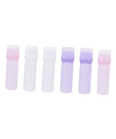 Didiseaon 6pi ces Bouteilles Applicatrices De Capillaire Set De Combinant Bouteilles Blanches Violettes Et Roses Pour Et Soins Outils Pour Coiffeurs Et Usage Domestique