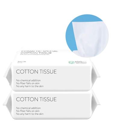 Disposable towel cotton handkerchiefs make-up face pads for removing face eyes make-up and nail polish monochrome 2 pieces