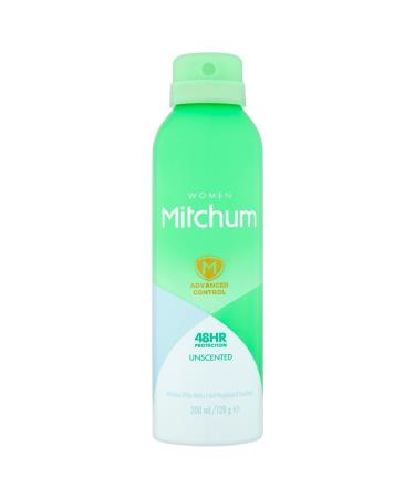 Mitchum Women Advanced Control Unscented Anti-Perspirant Deodorant Spray 200 ml (Pack of 1)