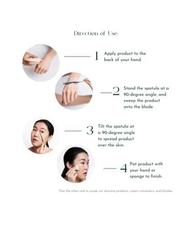 Give Yourself Grace Divine Duo Beauty Spatula | K-Beauty Tool for Flawless Makeup | Stainless Steel | International Shipping - Buy Online on GoSupps.com