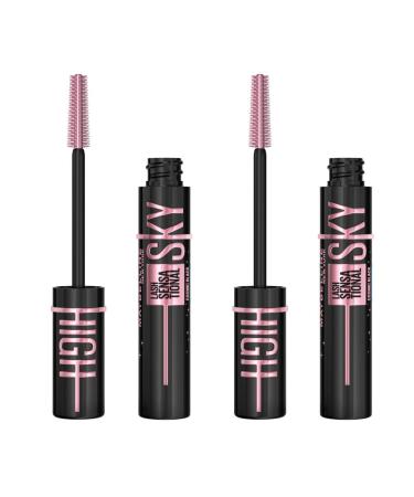Maybelline New York - Lot de 2 Mascaras Volume et Longueur - Sky High Cosmic Black - 2 x 7 2 ml