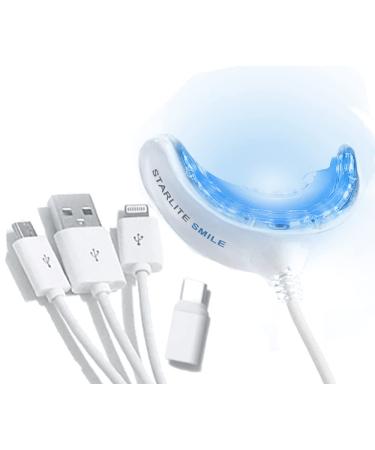 Oral Care Gum Light Tray from Starlite Smile for Android, iPhone, USB, USB-C Comes with Machine-Washable Mesh Storage Bag