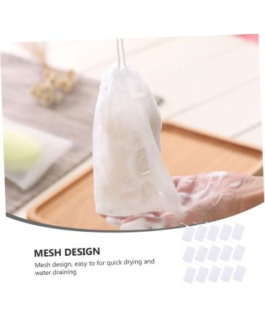 FOMIYES 150 Pcs Soap Foam Net Maker Nets Bubbling Soap Cleansing Foaming Handmade Soap Soap Pouch Foaming Nets Net 12X9CMx3pcs Whitex3pcs - Buy Online on GoSupps.com