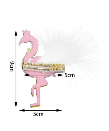 Amosfun Flamingo Hair Clips for Little Girls - 2PCS Pink Party Hairpins | Cute Hair Accessories - Buy Online on GoSupps.com