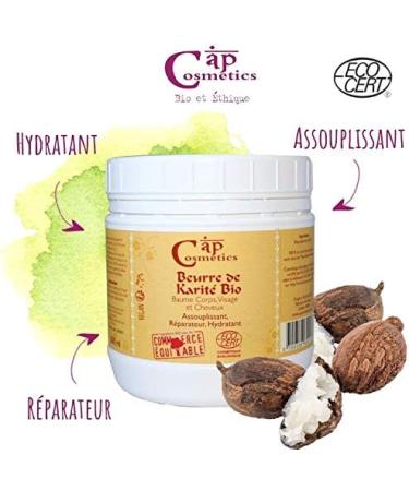 Organic Shea Butter - Cap Cosmetics (500 ml) - Buy Online on GoSupps.com