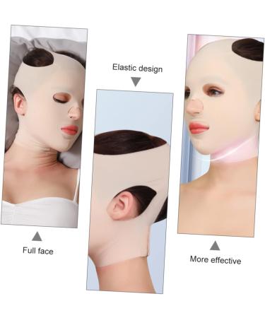 Ipetboom 1pc Thin Neck Cheek Lift Full V- Shape Slimming Belt Strap V Shaped Slimming Slim Belt for Women 50% Nylon Miss Care Makeup - Buy Online on GoSupps.com