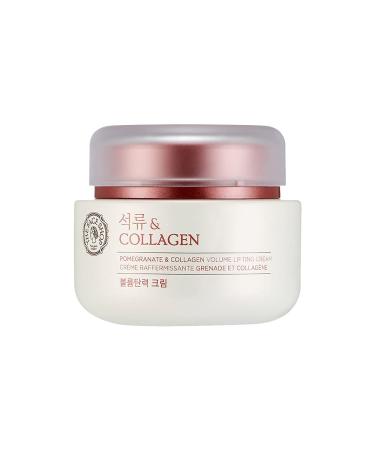 The Face Shop Pomegranate & Collagen Volume Lifting Eye Cream | Deep Revitalizing Cream for Elasticity  Firmness & Density | Anti-Aging Korean Moisturizer | Plump & Smoothen Your Skin  3.38 Fl Oz