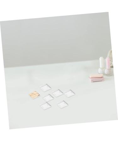 WOONEKY 30pcs Aluminum Eye Shadow Box Eyeshadow Lipstick Storage Case Empty Makeup Case Facial Powder Silver - Buy Online on GoSupps.com