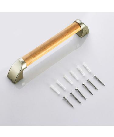Shower Grab Bar Wooden Bathroom Balance Hand Grips Non Slip Safety Handrail 17inch armrest - Buy Online on GoSupps.com