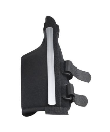 Sosoport Thumb Protector Splints for Left Thumb Brace Wrist Brace Wrist Splint Thumb Stabilizer Wrist and Thumb Support Protector Splint Nylon Adjustable Holder 24x9.5x1cm Black