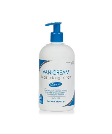 Vanicream Moisturizing Lotion with Pump  Fragrance and Gluten Free  For Sensitive Skin  16 Ounce (Pack of 1) 16 Oz Moisturizing Lotion with Pump - Buy Online on GoSupps.com
