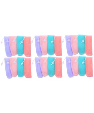 Beavorty 24 Pcs Soap Foaming Net Shower Soap Saver Soap Bag Soap Foaming Bag Foaming Net Soap Soap Sack or 15.50X6.00X2.50CMx3pcs Assorted Colorx3pcs
