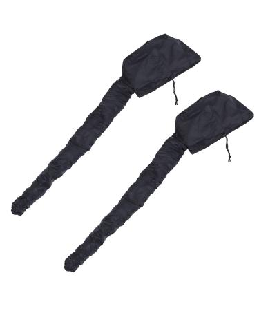 Healeved 2pcs Dry Hair Cap Portable Hats Deep Conditioning Cap Steamer Caps Thermal Hats