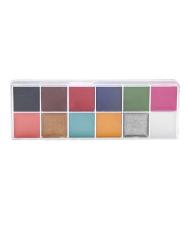 12 Colors Oil Paint for Face & Body - Dramatic Special Effects Makeup | International Shipping - Buy Online on GoSupps.com