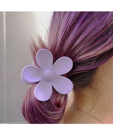 6 PCS Large Flower Hair Claw Clips for Women and Girls - Non Slip Matte Plastic Jaw Clips Barrettes for Thick Hair - Hair Accessories in 6 Colors - Buy Online on GoSupps.com