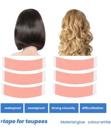Malloy Super Strong Duo-Tac Wig Double Tape Adhesive Extension Hair Strips for Toupees/Lace Wig 36Pc/Lot - Buy Online on GoSupps.com
