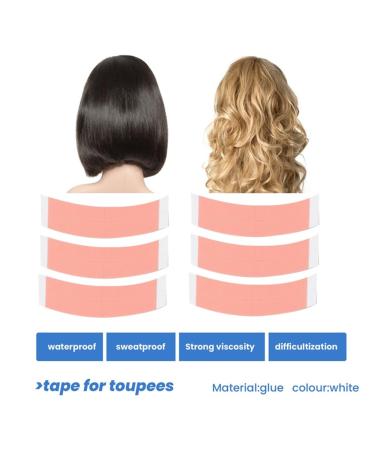 iFutniew Film Slitting Line Double Tape Adhesive Extension Hair Strips for Toupees/Lace Wig 36Pc/Lot - Buy Online on GoSupps.com